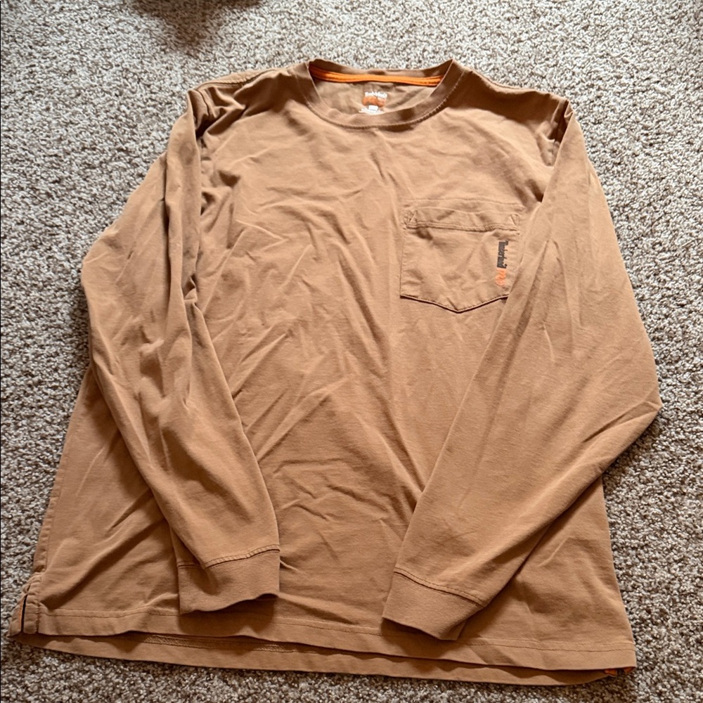 Timberland PRO Tan Long Sleeve Tee